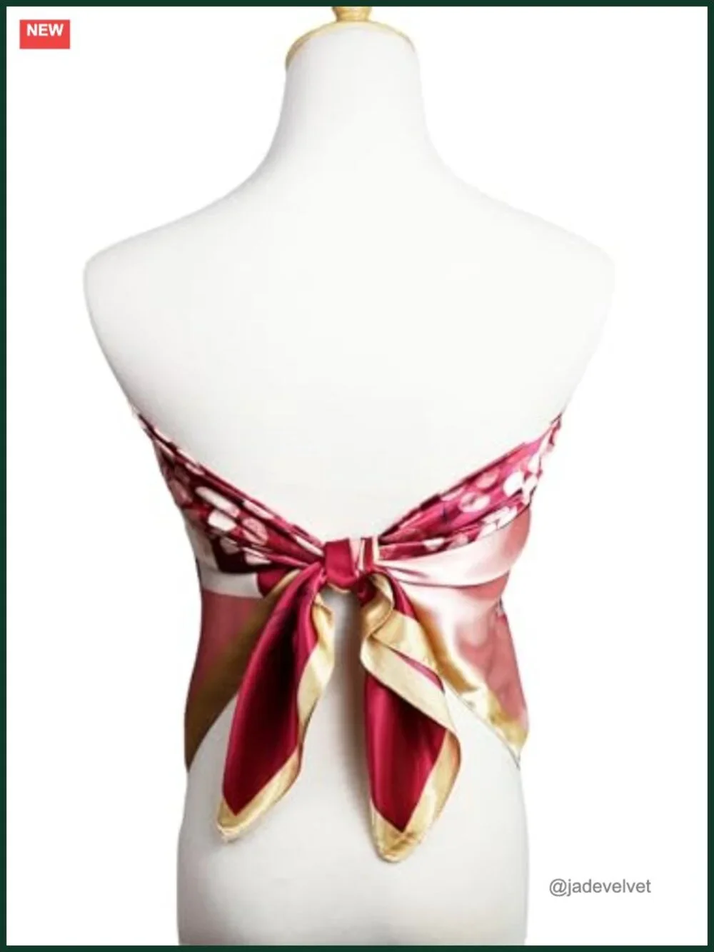 Silk-Like Satin Square Scarf 35x35 for Women Hair Wrap Head Scarf Bandana Neck